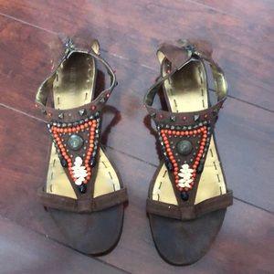 Nine West Leather Sandals